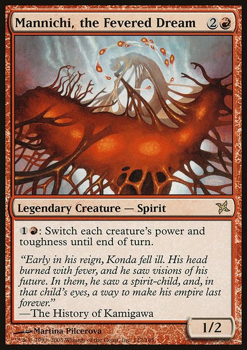 Mannichi, the Fevered Dream, Betrayers of Kamigawa #112, Magic: The Gathering card