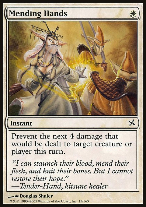 Mending Hands, Betrayers of Kamigawa #15, Magic: The Gathering card