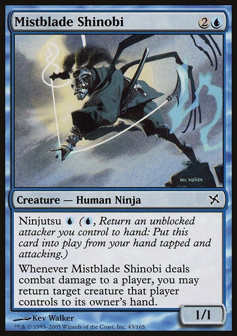 Mistblade Shinobi, Betrayers of Kamigawa #43, Magic: The Gathering card