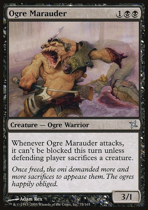 Ogre Marauder, Betrayers of Kamigawa #75, Magic: The Gathering card