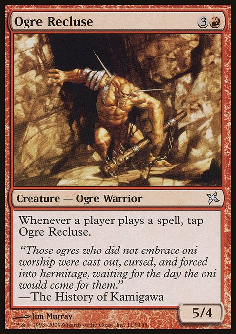 Ogre Recluse, Betrayers of Kamigawa #113, Magic: The Gathering card