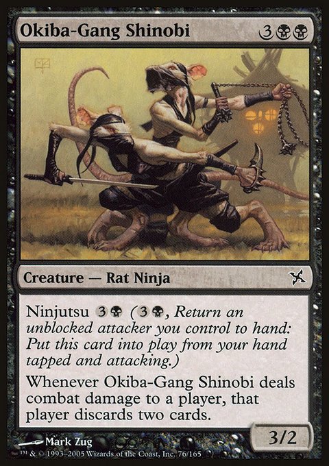Okiba-Gang Shinobi, Betrayers of Kamigawa #76, Magic: The Gathering card