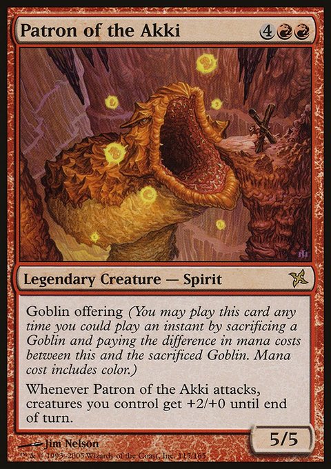 Patron of the Akki, Betrayers of Kamigawa #115, Magic: The Gathering card