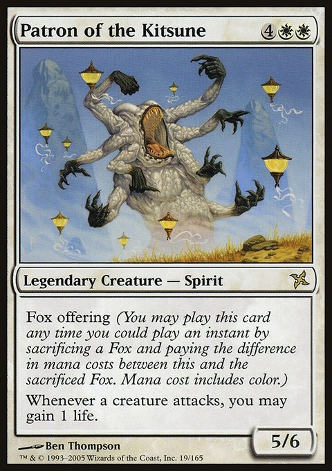 Patron of the Kitsune, Betrayers of Kamigawa #19, Magic: The Gathering card