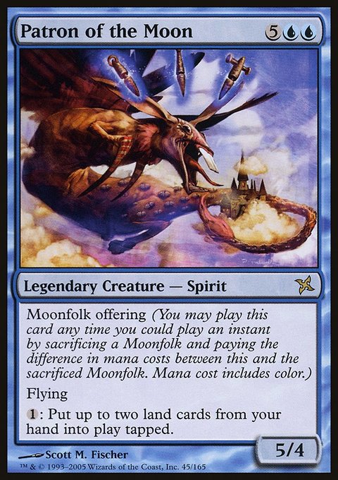 Patron of the Moon, Betrayers of Kamigawa #45, Magic: The Gathering card