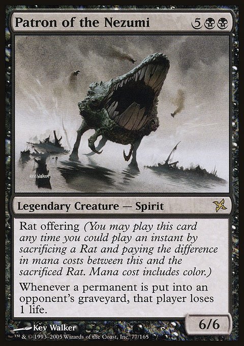 Patron of the Nezumi, Betrayers of Kamigawa #77, Magic: The Gathering card