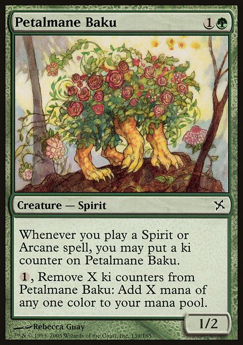 Petalmane Baku, Betrayers of Kamigawa #139, Magic: The Gathering card