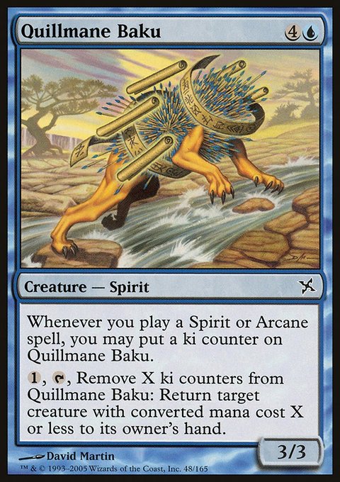 Quillmane Baku, Betrayers of Kamigawa #48, Magic: The Gathering card