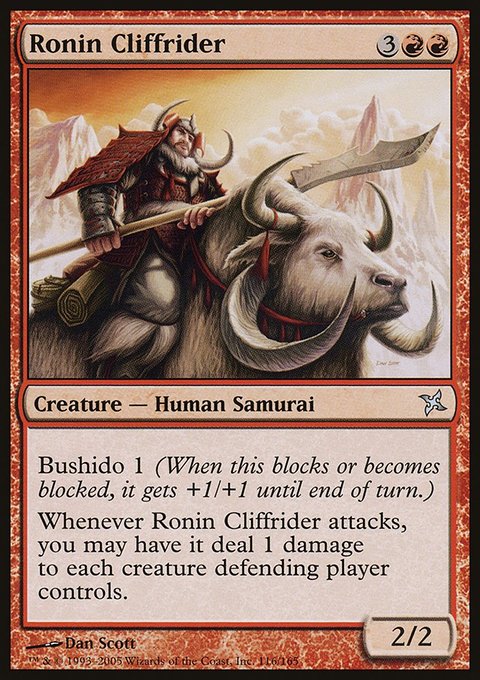 Ronin Cliffrider, Betrayers of Kamigawa #116, Magic: The Gathering card