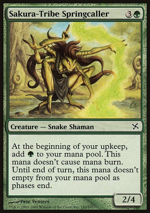 Sakura-Tribe Springcaller, Betrayers of Kamigawa #142, Magic: The Gathering card