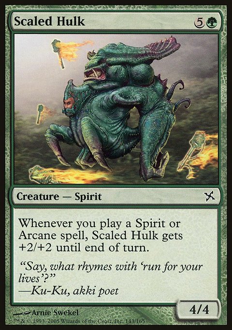 Scaled Hulk, Betrayers of Kamigawa #143, Magic: The Gathering card
