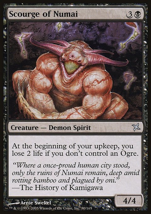 Scourge of Numai, Betrayers of Kamigawa #80, Magic: The Gathering card