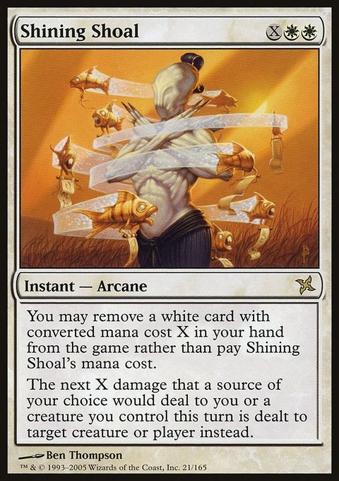 Shining Shoal, Betrayers of Kamigawa #21, Magic: The Gathering card