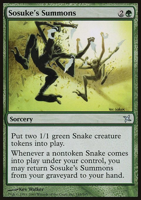 Sosuke's Summons, Betrayers of Kamigawa #145, Magic: The Gathering card