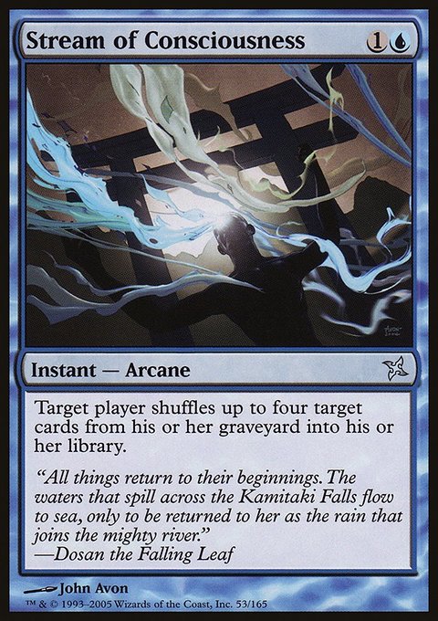 Stream of Consciousness, Betrayers of Kamigawa #53, Magic: The Gathering card