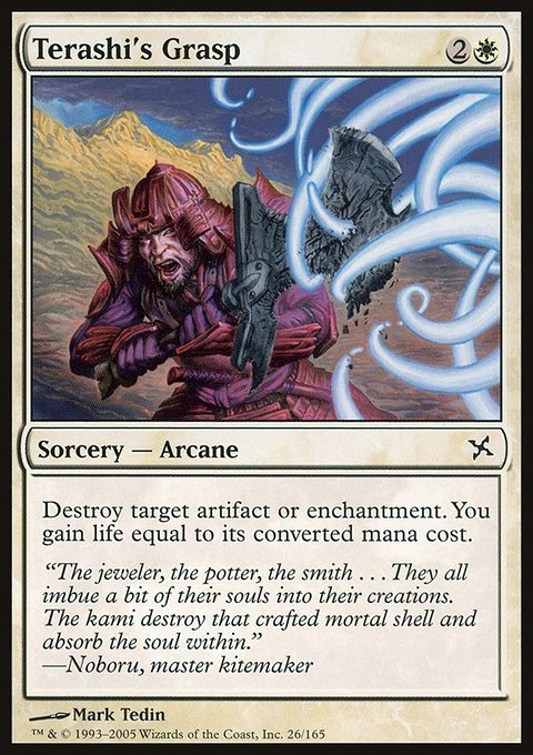 Terashi's Grasp, Betrayers of Kamigawa #26, Magic: The Gathering card