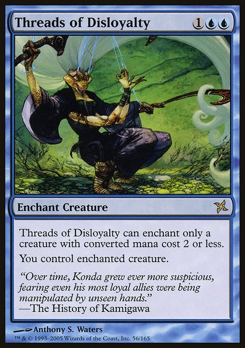 Threads of Disloyalty, Betrayers of Kamigawa #56, Magic: The Gathering card