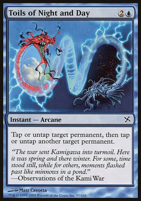 Toils of Night and Day, Betrayers of Kamigawa #57, Magic: The Gathering card