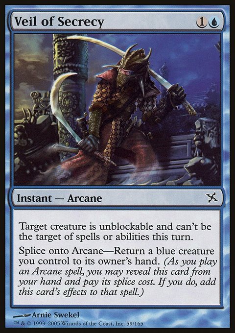 Veil of Secrecy, Betrayers of Kamigawa #59, Magic: The Gathering card