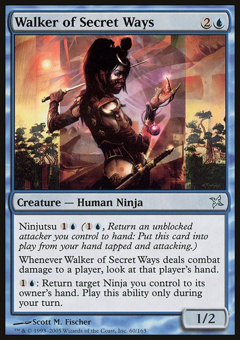 Walker of Secret Ways, Betrayers of Kamigawa #60, Magic: The Gathering card