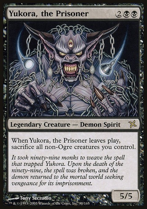 Yukora, the Prisoner, Betrayers of Kamigawa #90, Magic: The Gathering card