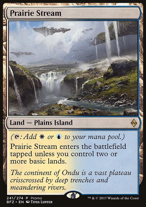 Prairie Stream, BFZ Standard Series #241, Magic: The Gathering card