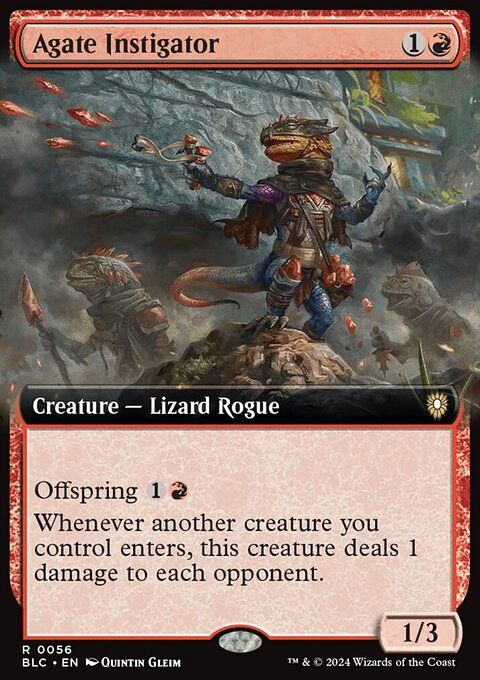 Agate Instigator, Bloomburrow Commander #56, Magic: The Gathering card
