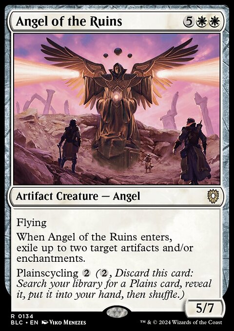 Angel of the Ruins, Bloomburrow Commander #134, Magic: The Gathering card