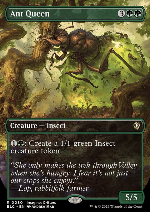 Ant Queen, Bloomburrow Commander #80, Magic: The Gathering card