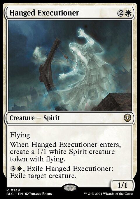 Hanged Executioner, Bloomburrow Commander #139, Magic: The Gathering card