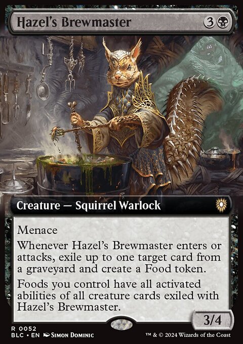 Hazel's Brewmaster, Bloomburrow Commander #52, Magic: The Gathering card