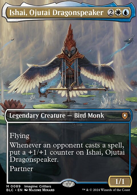 Ishai, Ojutai Dragonspeaker, Bloomburrow Commander #89, Magic: The Gathering card