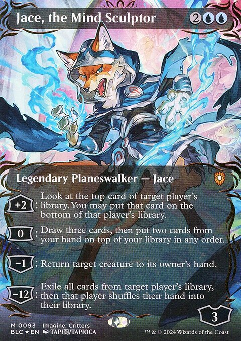 Jace, the Mind Sculptor, Bloomburrow Commander #93, Magic: The Gathering card