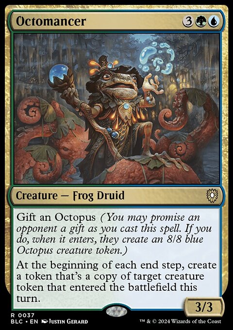 Octomancer, Bloomburrow Commander #37, Magic: The Gathering card