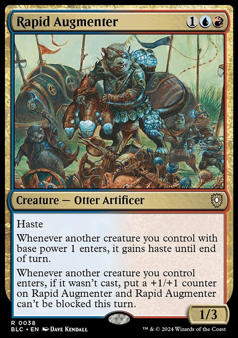 Rapid Augmenter, Bloomburrow Commander #38, Magic: The Gathering card
