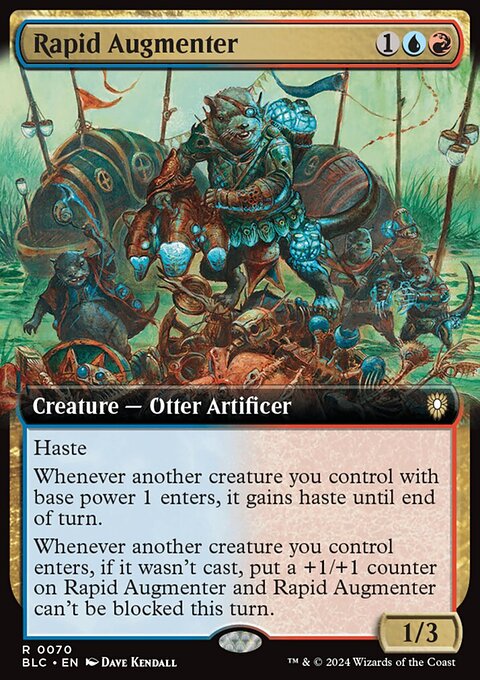 Rapid Augmenter, Bloomburrow Commander #70, Magic: The Gathering card