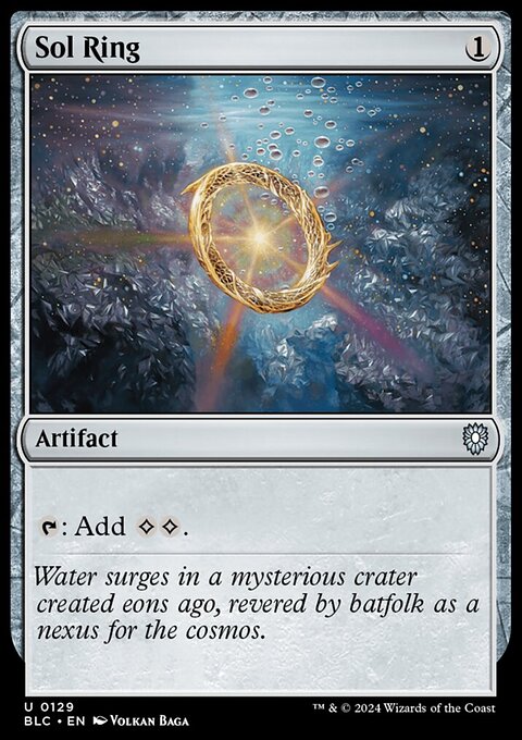 Sol Ring, Bloomburrow Commander #129, Magic: The Gathering card