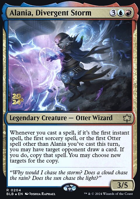 Alania, Divergent Storm, Bloomburrow Promos #204s, Magic: The Gathering card