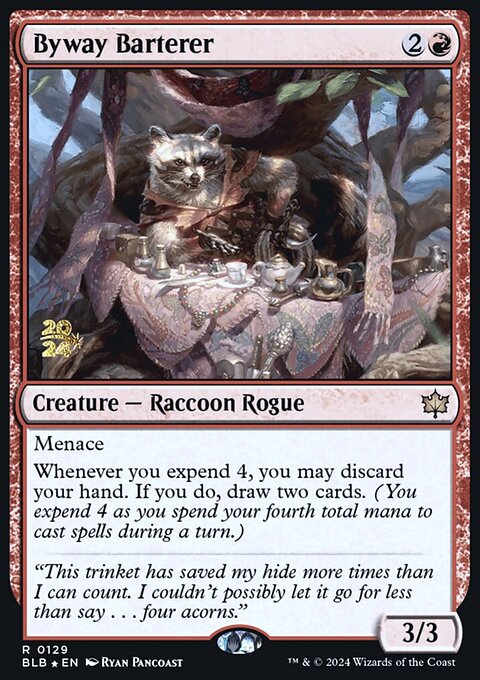 Byway Barterer, Bloomburrow Promos #129s, Magic: The Gathering card