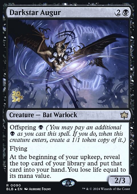 Darkstar Augur, Bloomburrow Promos #90s, Magic: The Gathering card