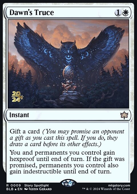 Dawn's Truce, Bloomburrow Promos #9s, Magic: The Gathering card