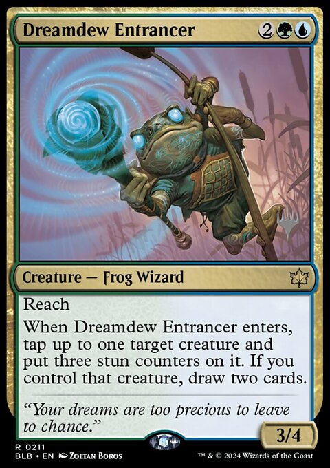 Dreamdew Entrancer, Bloomburrow Promos #211p, Magic: The Gathering card