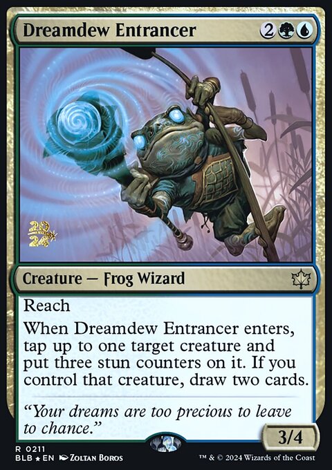 Dreamdew Entrancer, Bloomburrow Promos #211s, Magic: The Gathering card