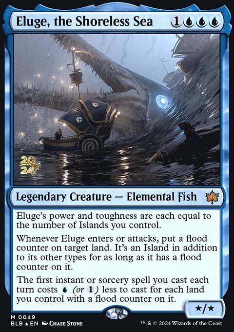 Eluge, the Shoreless Sea, Bloomburrow Promos #49s, Magic: The Gathering card