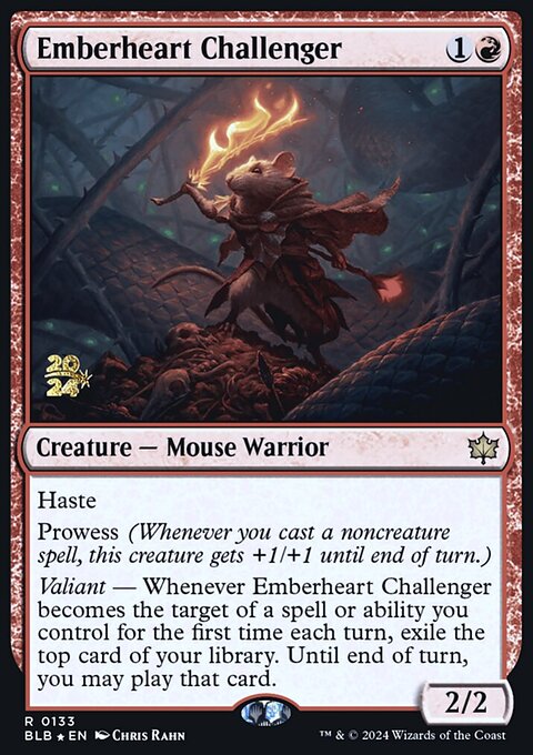 Emberheart Challenger, Bloomburrow Promos #133s, Magic: The Gathering card