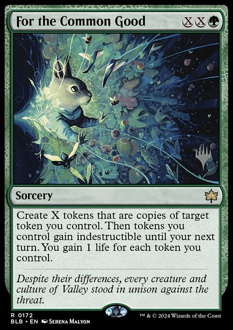 For the Common Good, Bloomburrow Promos #172p, Magic: The Gathering card