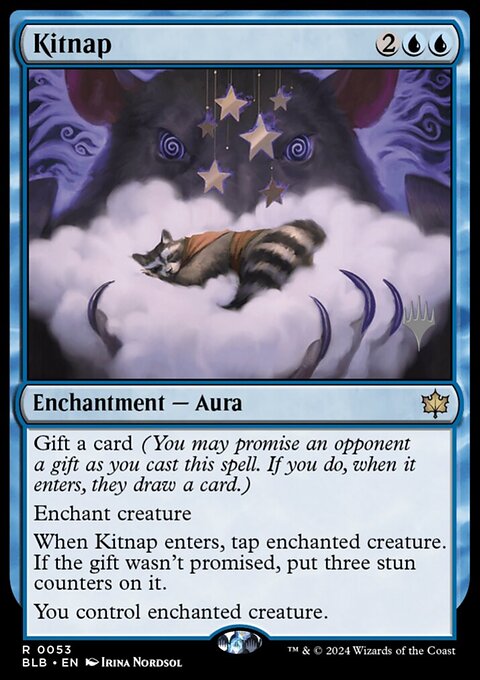 Kitnap, Bloomburrow Promos #53p, Magic: The Gathering card
