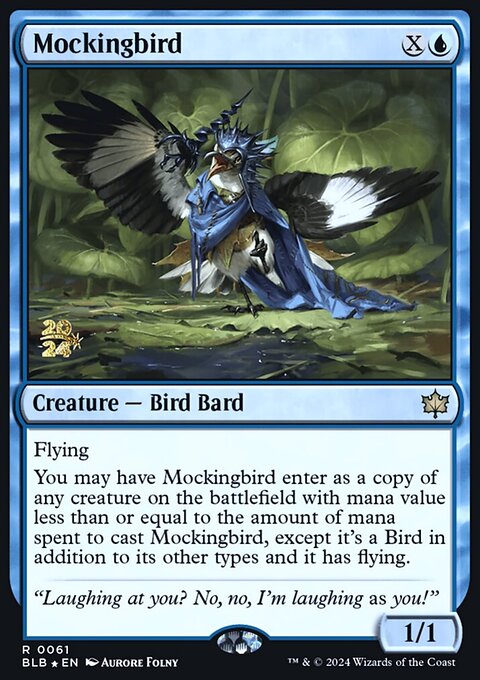 Mockingbird, Bloomburrow Promos #61s, Magic: The Gathering card