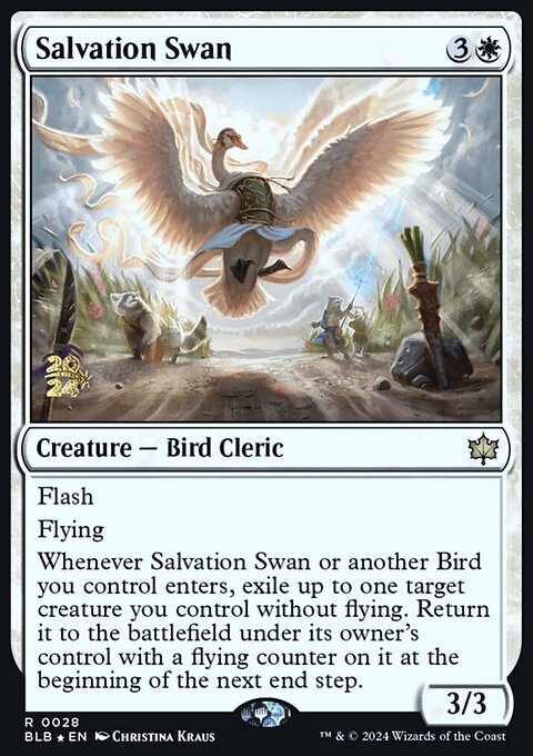 Salvation Swan, Bloomburrow Promos #28s, Magic: The Gathering card