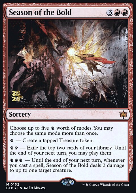 Season of the Bold, Bloomburrow Promos #152s, Magic: The Gathering card